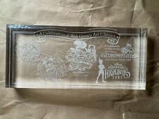 WDCC A Celebration of Walt Disney Art Classics Etched Glass Limited Edition /125 picture