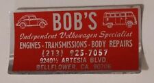 Vintage BOB’S Volkswagen Specialist - Original  1970's Racing Decal/Sticker VW picture