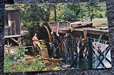 Vintage Postcard Pinson Water Mill Pinson Alabama Girl Fishing c1950's (A200) picture