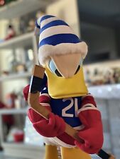 Vintage Disney Donald Duck Playing hockey Animated Holiday Santa’s Best picture