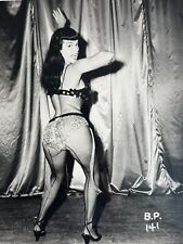 Bettie Page Photo 8X10 Irving Klaw Original Type 2 Pinup Sexy Risque BP 141 picture