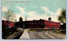 J97/ Shelby Ohio Postcard c1910 Richland County Electric Lamp Factory 10 picture