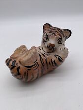 Vintage Tiger Statue Sculpture Figurine Porcelain/Ceramic. 5.5” picture