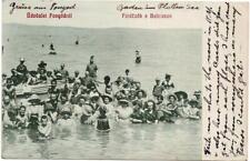 PC Fonyod Fonyodrol,Hungary~Bathing in Lake Balaton Sent to New York City,1910 picture