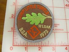 Camp Little Turtle collectible 1973 camp patch (m7) picture