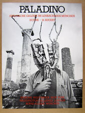 1985 Mimmo Paladino Retrospective Exhibition Munich gallery vintage print Ad picture