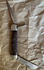 Vintage Camillus Stainless Pocket Knife Marlin Spike Sailing picture