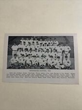 Washington Senators Mickey Vernon 1953 Baseball Publication Team 5X7 Picture picture