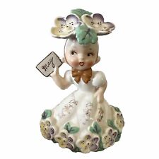 Vintage Napco MayFlower Girl Figurine 1956 IC1931 AS IS picture
