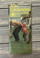 Vintage October 1976 Air Canada North American Timetable Schedule Pamphlet picture