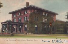 Bronson's Public Library Waterbury Connecticut CT 1908 Matson MO Postcard C48 picture