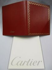 Cartier Watch & Chronograph Instructions Book PCWA 4150 w/ Red Paperwork Folder picture