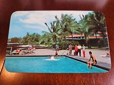 Postcard HI Hawaii Kona Inn Hotel Salt Water Swimming Pool Scene picture