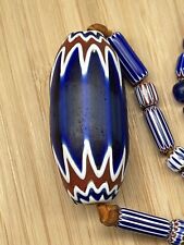 African Trade Beads Antique Venetian Chevron XX-Large Exceptional picture