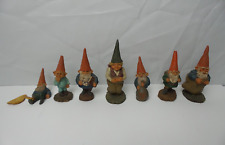 Lot of 7 Damaged/Broken Klaus Wickl 1993 Enesco Gnome Figurines Read Description picture