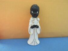 Vintage Christmas Black Choir Boy With Candle Japan picture