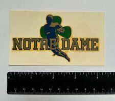 Original Vintage Notre Dame University Decal - Fighting Irish, Big East, Indiana picture