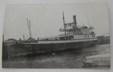 Steamship Steamer BAYVILLE real photo postcard RPPC picture