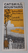 1917 Hudson River Day Line time table Catskill Mountains picture