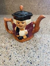 Vtg Crown Devon Toby Teapot Two Faced Porcelain Figurine made in England picture
