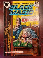 BLACK MAGIC #1 DC bronze age horror comic book 1973 VF- picture