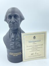 George Washington Wedgwood Basalt Bust.  1971. 528 Of 2000. With Certificate. picture