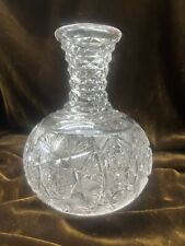 HAWKES AMERICAN BRILLIANT CUT (ABP) CRYSTAL CARAFE OR VASE GLADYS PATTERN Star picture