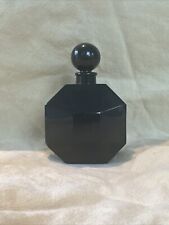 Le Dandy D'Orsay Baccarat Black Crystal Perfume Bottle France Empty picture