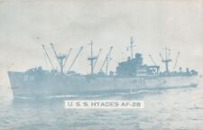 USS 'Hyades' Ship AF-28 US Navy Boat USA Unused Litho Postcard H23 picture