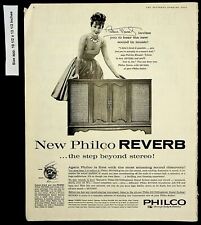 1960 Philco Reverb Sound in Music Patrice Munsel Vintage Print Ad 13521 picture