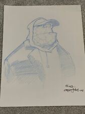 Marvel's THE THING custom hand drawn sketch Gregory Titus picture