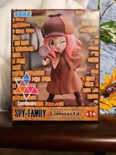 SPY×FAMILY Anya Forger Figure Playing detective SEGA Luminasta New in Box picture
