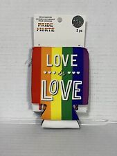 3 pk Pride Koozie Beer Can Drink Holder Gay LGBT Month New picture