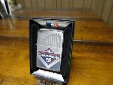 WASHINGTON NATIONALS WORLD SERIES CHAMPIONS 2019 MLB ZIPPO LIGHTER MINT IN BOX picture