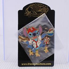Disney Auctions LE 100 Pin Baseball Series Stitch With Ducks Ducklings Hotdog picture