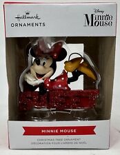 Hallmark Christmas Tree Ornament Disney Minnie Mouse New  tear in box 2HCM9036 picture