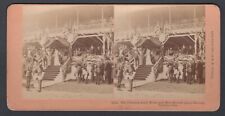 CANADA 1900 Stereoview Photo of Lady Minto & Miss Mowat in Toronto Grand Review picture