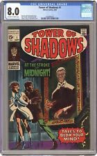 Tower of Shadows #1 CGC 8.0 1969 4346995007 picture