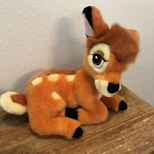 Bambi Disney Musical Plush Baby's Sleep Lullaby Moving Head Wind-Up Fawn 11