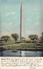 Washington Monument, Washington, D.C., Very Early Postcard, Used in 1906 picture