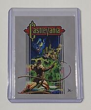 Castlevania Limited Edition Artist Signed Nintendo Game Cover Trading Card 6/10 picture