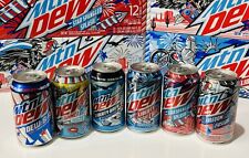 New/Rare/Discontinued Mountain Dew Summer Collection  6 Full 12oz Cans  READ picture