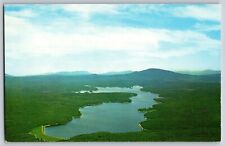 Vermont VT - Air View Somerset Reservoir - Vintage Postcard - Unposted picture