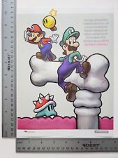 Mario Luigi Bowsers Inside Story Authentic Print Advertisement / Game Poster Art picture