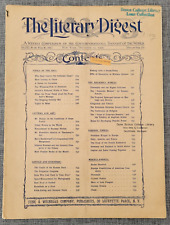 THE LITERARY DIGEST 15TH DECEMBER 1900 ORIGINAL NEW YORK ANTIQUE NEWSPAPER picture