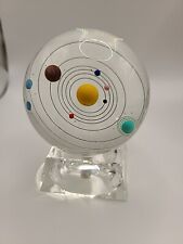 Solar System Ball Glass Galaxy Miniature Universe Astronomy Planets Paperweight picture