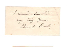 Edward Everett (1794-1865) Signed Clip / Autographed Senator, Gettysburg Orator picture