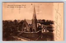 Wilkes Barre PA-Pennsylvania, Mem Presbyterian Church, Vintage c1907 Postcard picture