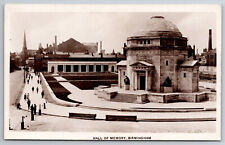 Vintage Postcard AL Birmingham Hall of Memory RPPC People Real Photo ~10210 picture