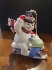 2013 Lenox Annual Snowmobiling Snowman Ornament picture